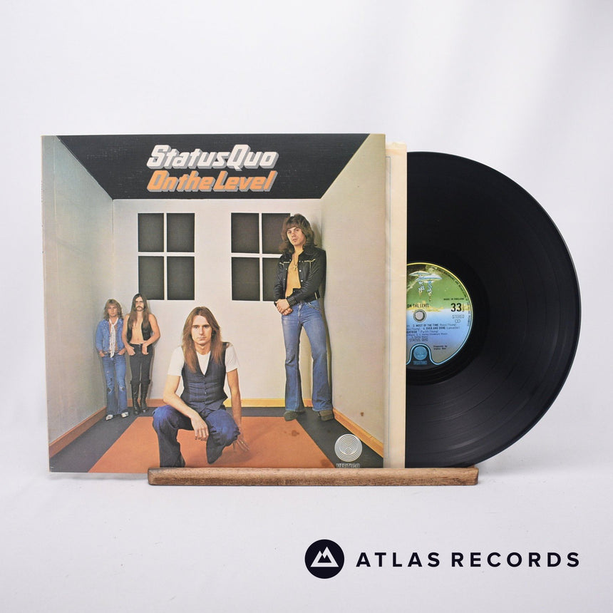 Status Quo On The Level LP Vinyl Record - Front Cover & Record