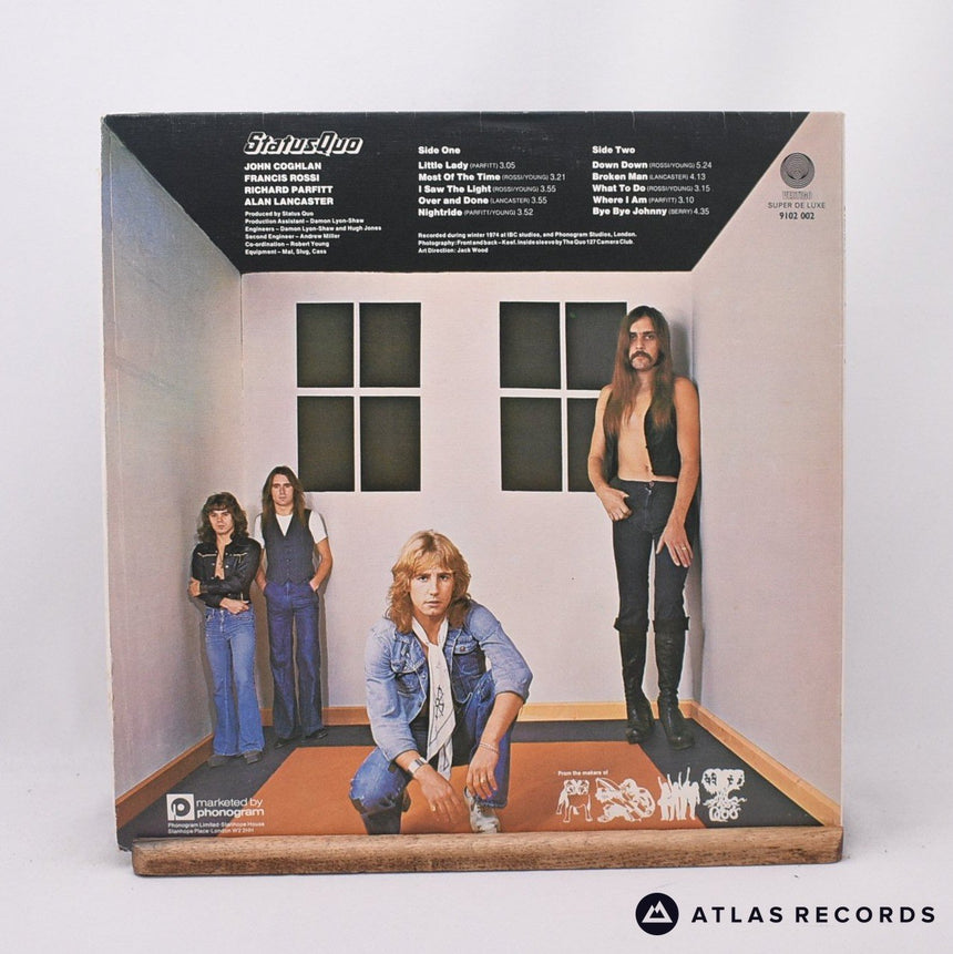 Status Quo - On The Level - Textured Sleeve Gatefold LP Vinyl Record - EX/EX