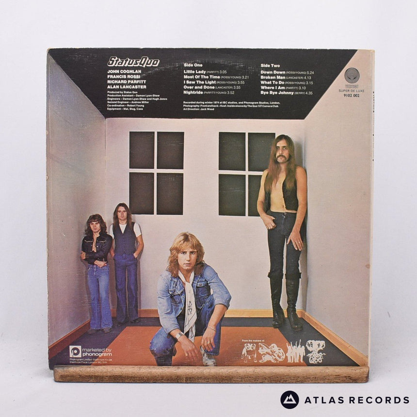 Status Quo - On The Level - Textured Sleeve Gatefold LP Vinyl Record - VG+/EX