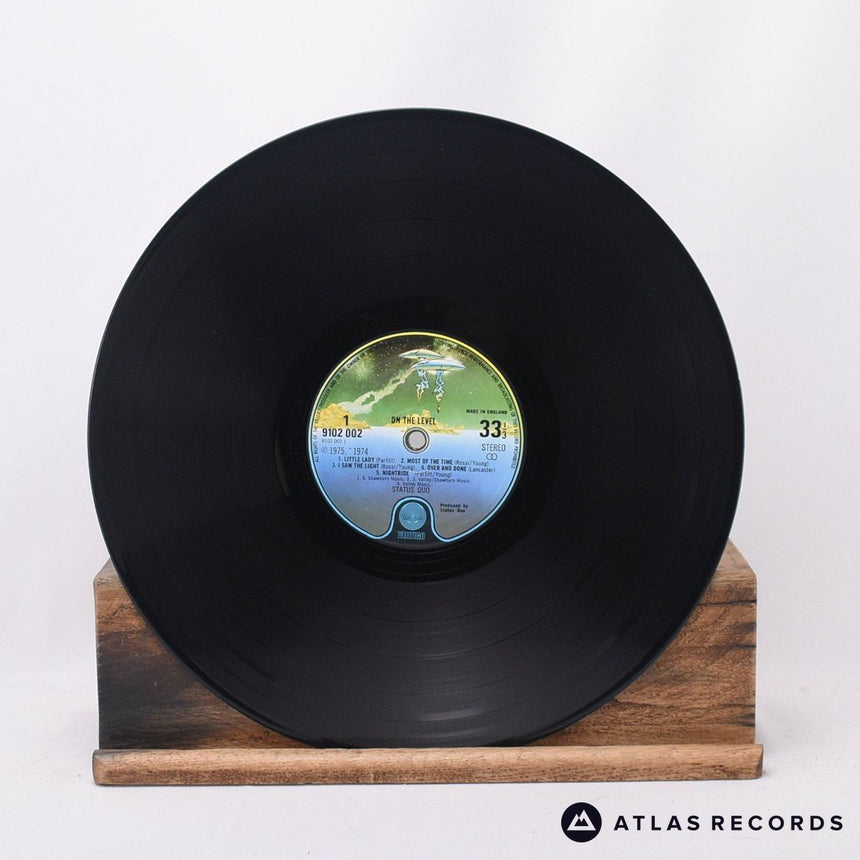 Status Quo - On The Level - Textured Sleeve Gatefold LP Vinyl Record - VG+/EX