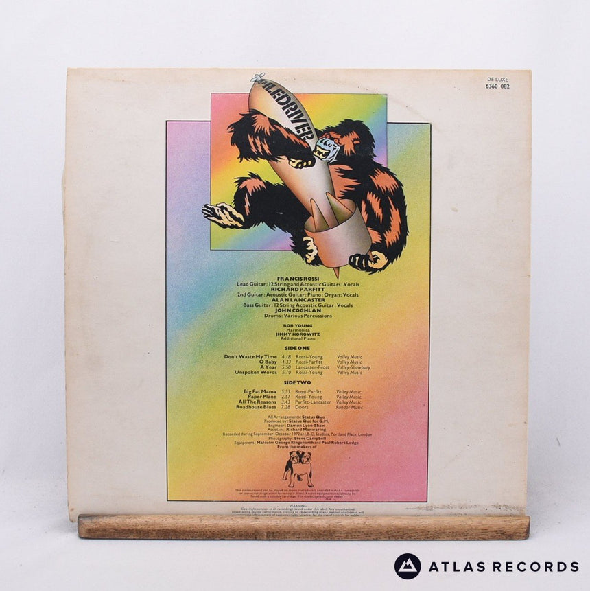 Status Quo - Piledriver - Repress Gatefold LP Vinyl Record - VG+/EX