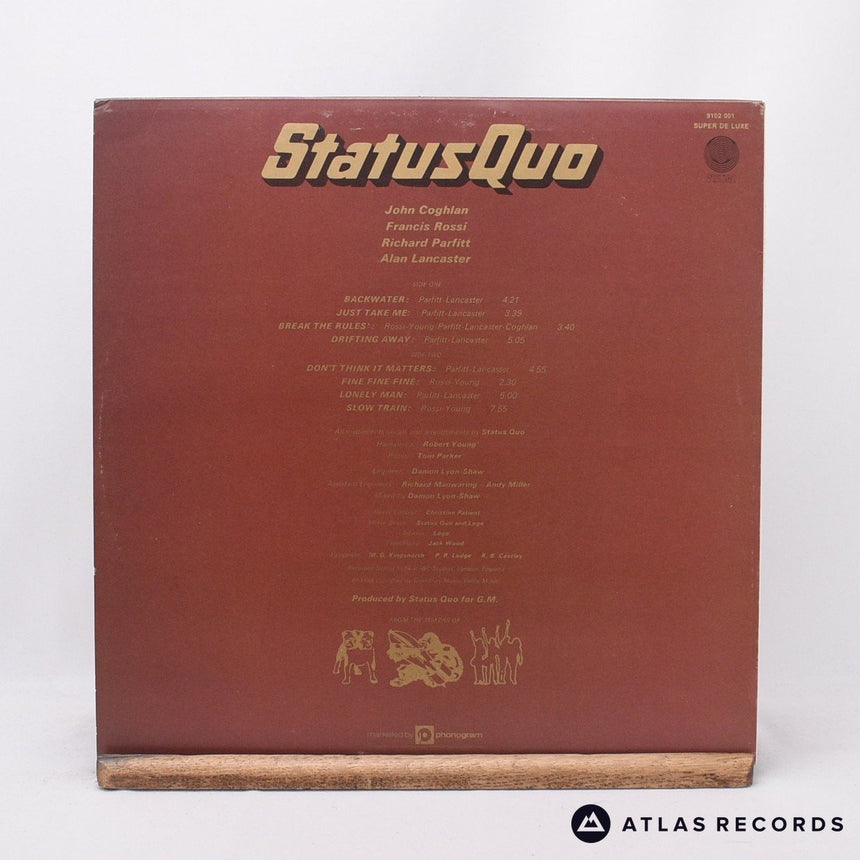 Status Quo - Quo - Lyric Sheet Reissue LP Vinyl Record - EX/EX
