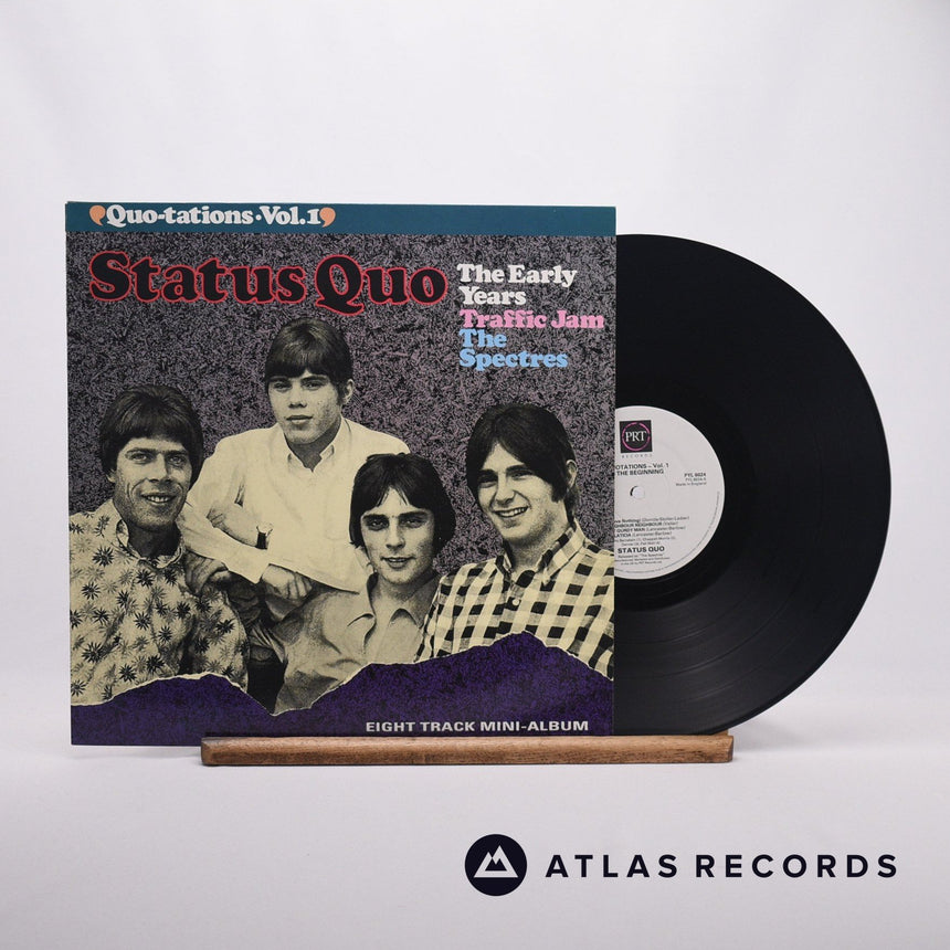 Status Quo Quotations Vol. 1 - The Beginning LP Vinyl Record - Front Cover & Record