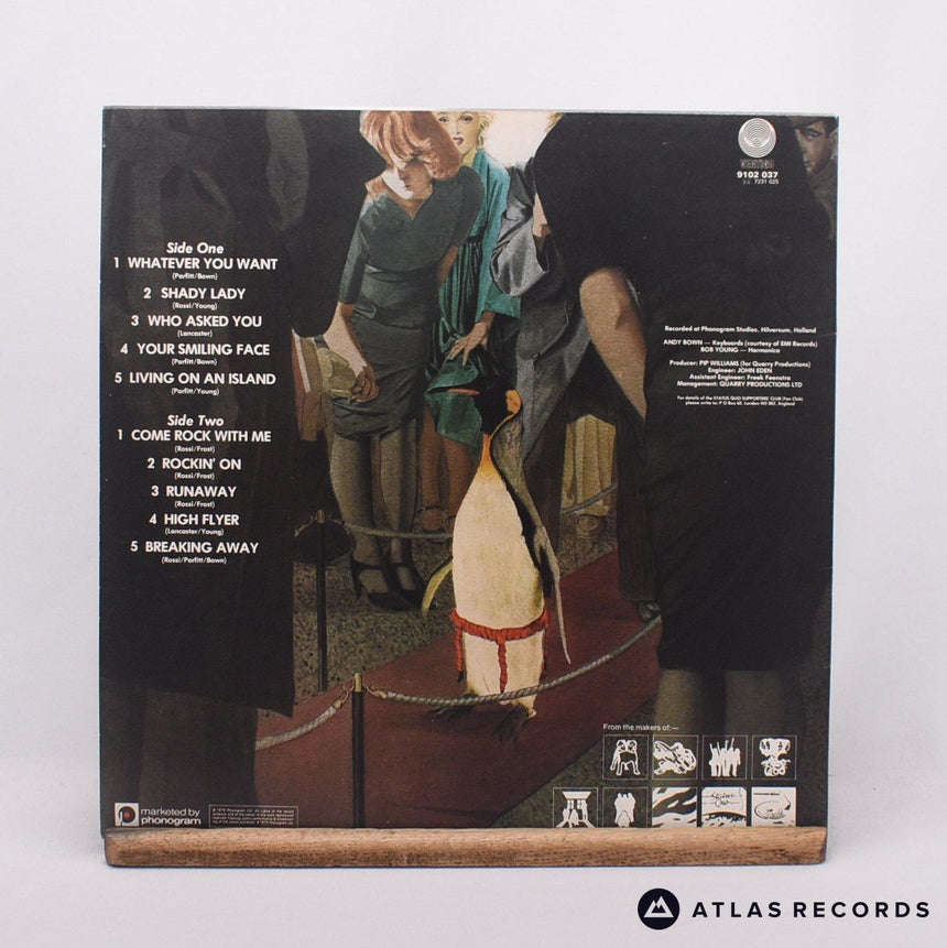 Status Quo - Whatever You Want - Strawberry 1y//3 2y//3 LP Vinyl Record - EX/VG+
