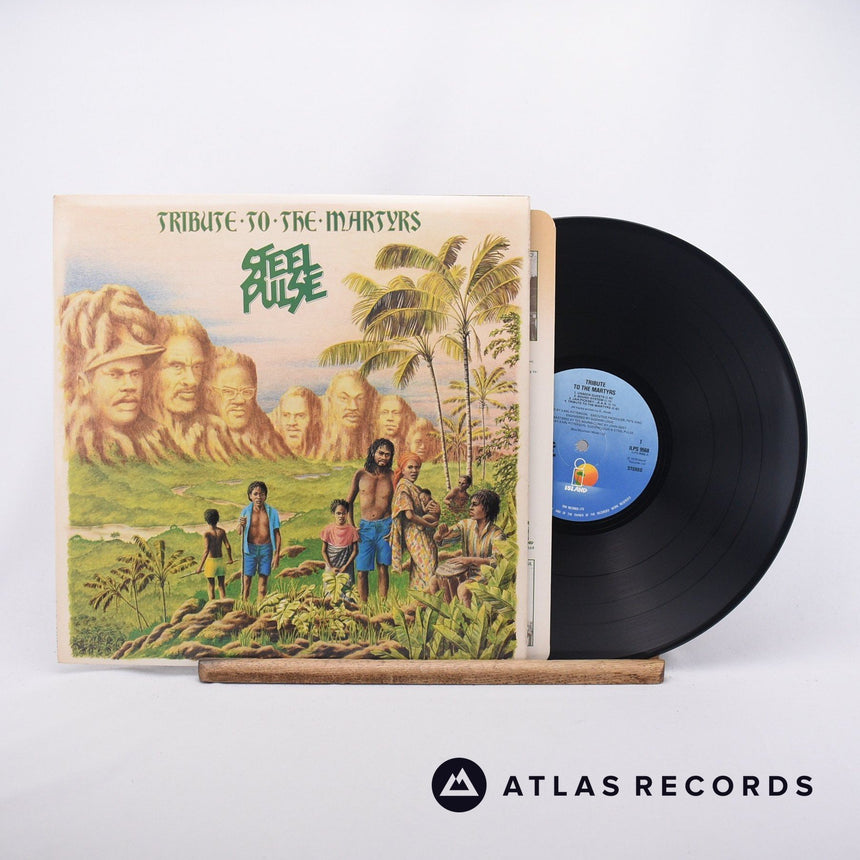 Steel Pulse Tribute To The Martyrs LP Vinyl Record - Front Cover & Record