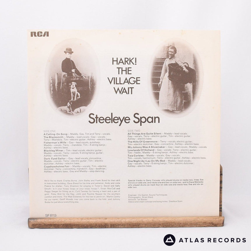 Steeleye Span - Hark! The Village Wait - Insert LP Vinyl Record - EX/EX