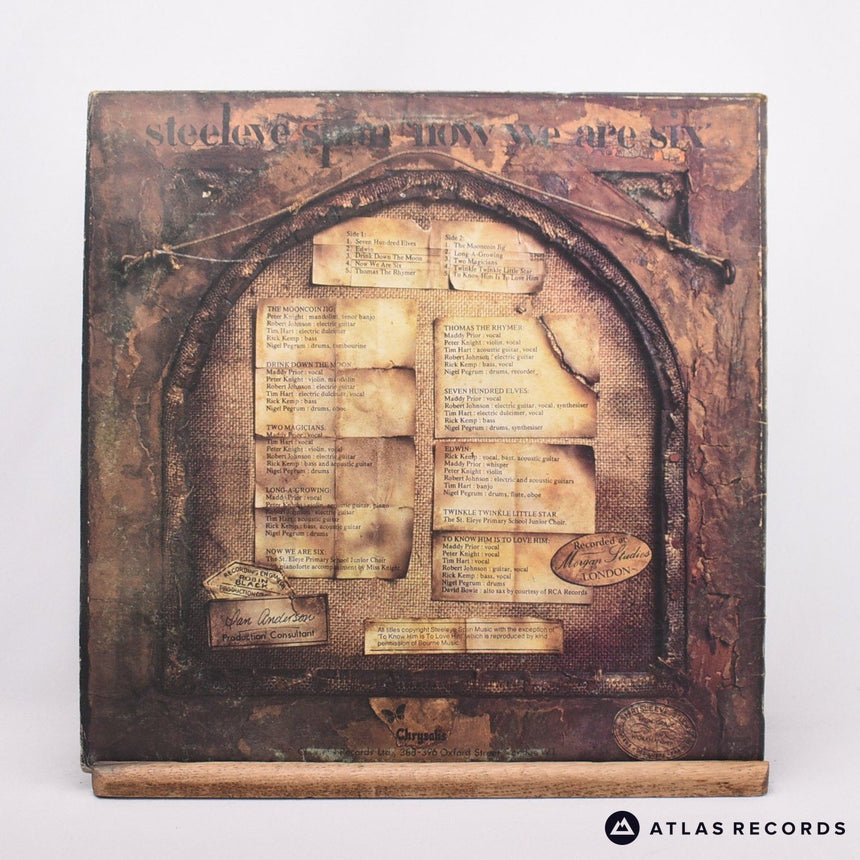 Steeleye Span - Now We Are Six - Porky LP Vinyl Record - VG+/VG+