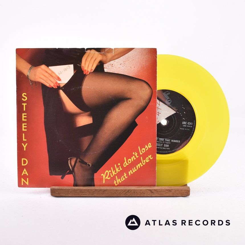 Steely Dan Rikki Don't Lose That Number 7" Vinyl Record - Front Cover & Record