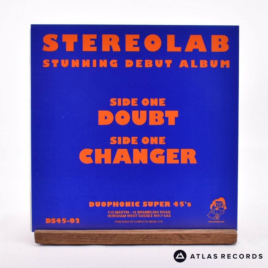 Stereolab - Stunning Debut Album - Clear Repress 7" Vinyl Record - NM/NM