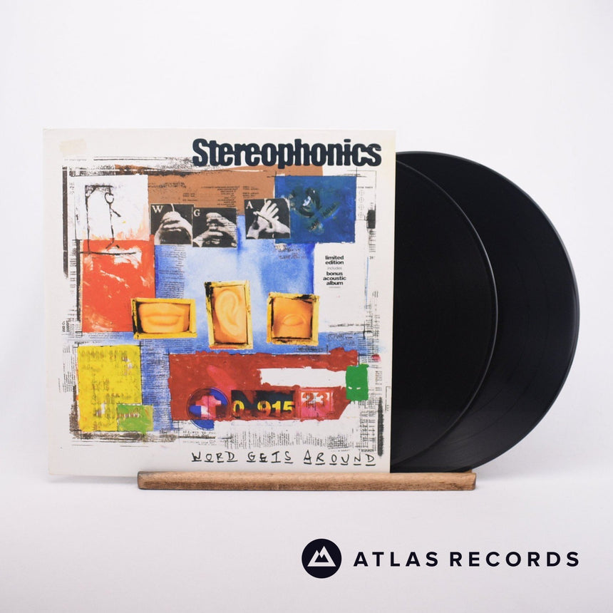 Stereophonics Word Gets Around 2 x LP Vinyl Record - Front Cover & Record
