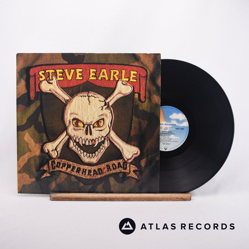 Steve Earle Copperhead Road LP Vinyl Record - Front Cover & Record
