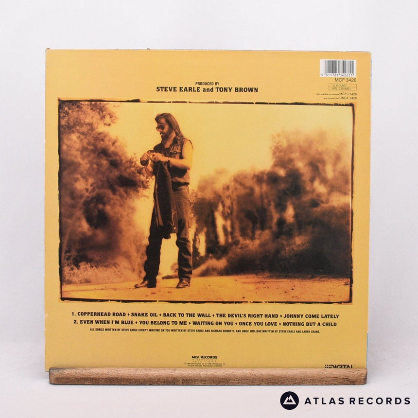 Steve Earle - Copperhead Road - LP Vinyl Record - VG+/VG+