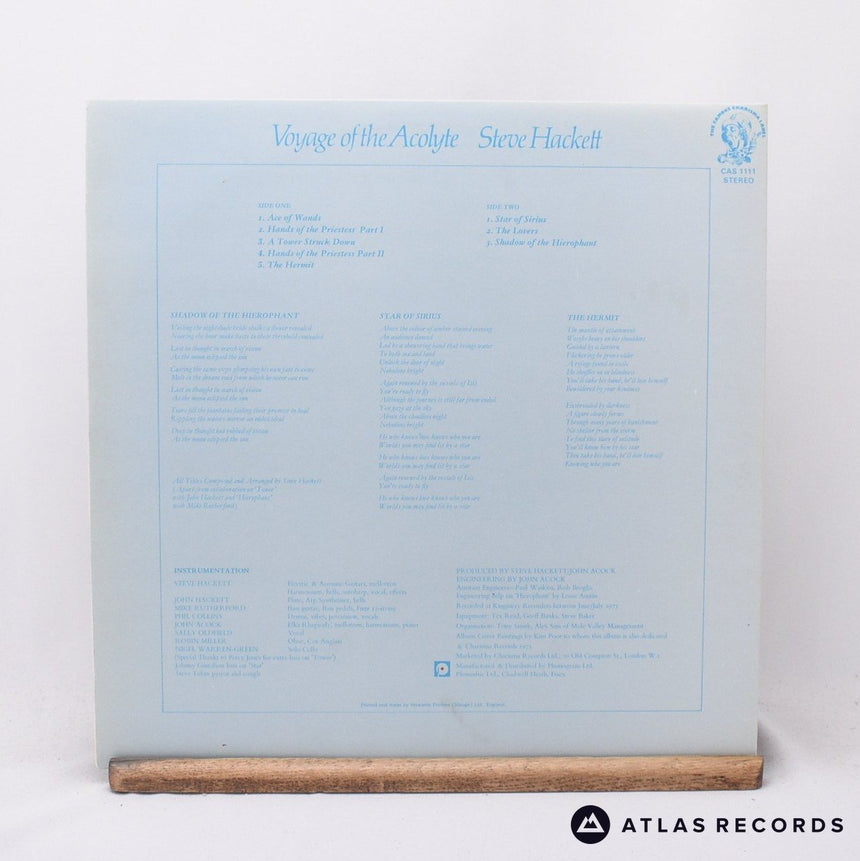 Steve Hackett - Voyage Of The Acolyte - Reissue Gatefold LP Vinyl Record - EX/EX