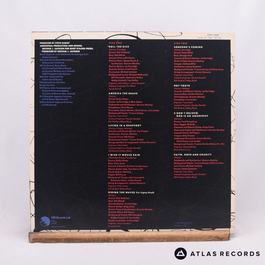 Steve Harley - Hobo With A Grin - LP Vinyl Record - EX/EX