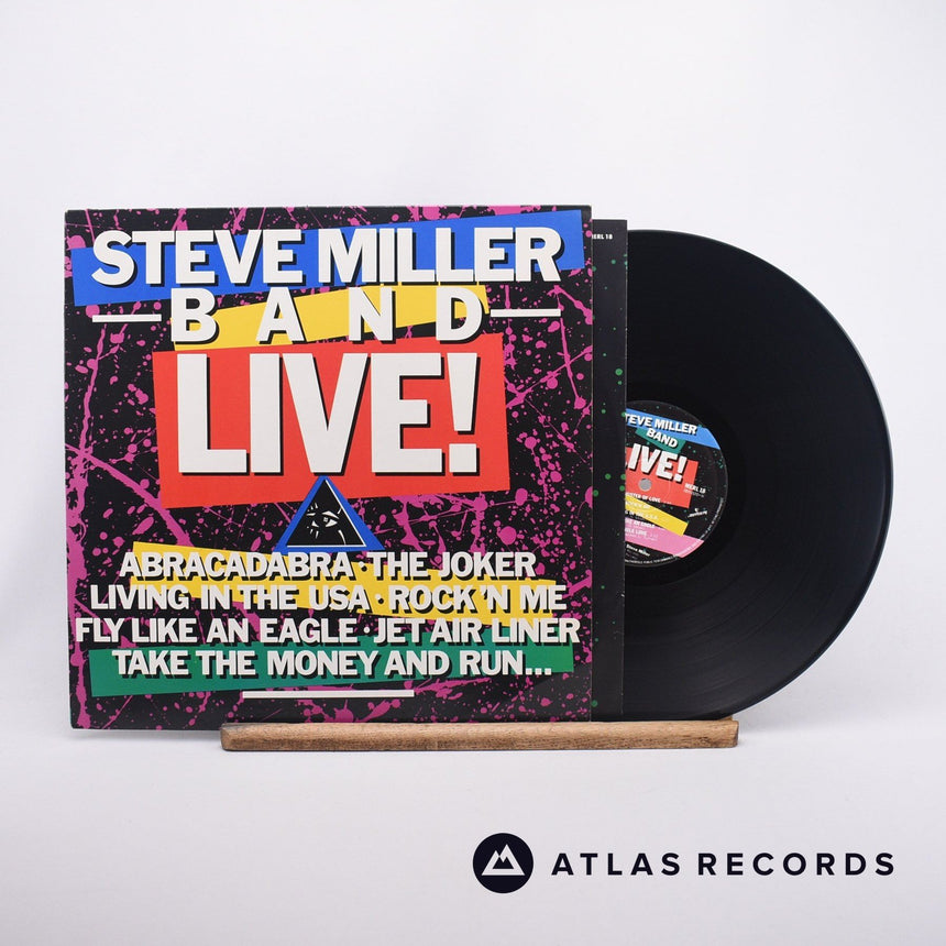 Steve Miller Band Live! LP Vinyl Record - Front Cover & Record