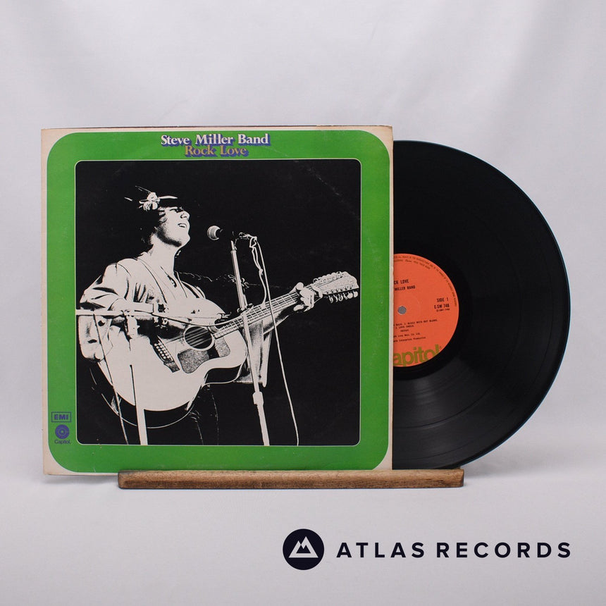 Steve Miller Band Rock Love LP Vinyl Record - Front Cover & Record