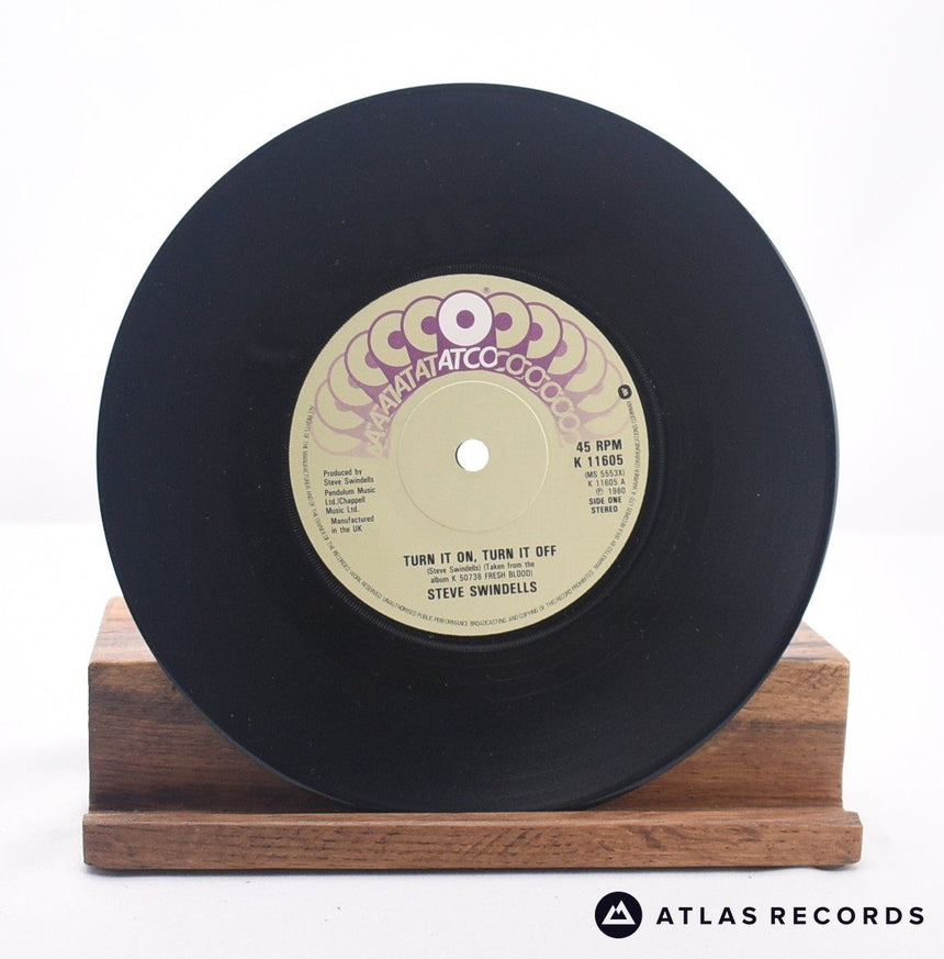 Steve Swindells - Turn It On, Turn It Off - 7" Vinyl Record - VG+/EX