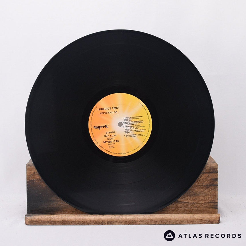 Steve Taylor - I Predict 1990 - Lyric Sheet LP Vinyl Record - VG+/EX