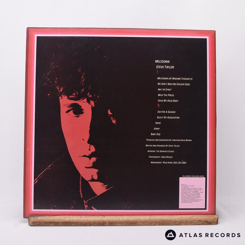 Steve Taylor - Meltdown - Lyric Sheet LP Vinyl Record - EX/EX
