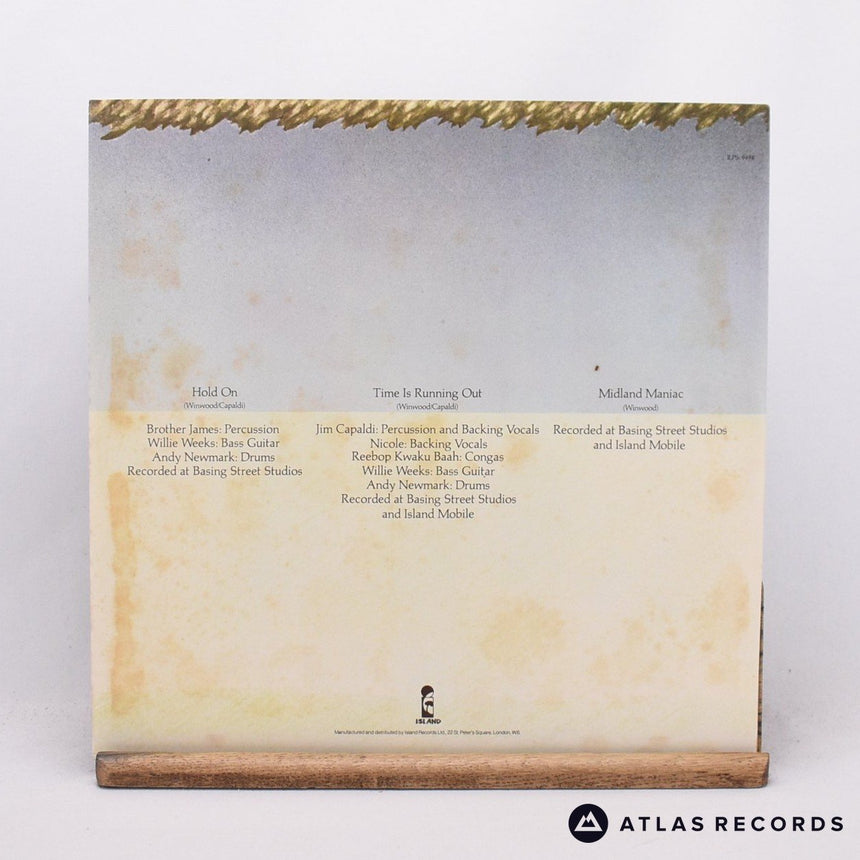 Steve Winwood - Steve Winwood - Textured Sleeve LP Vinyl Record - VG+/EX