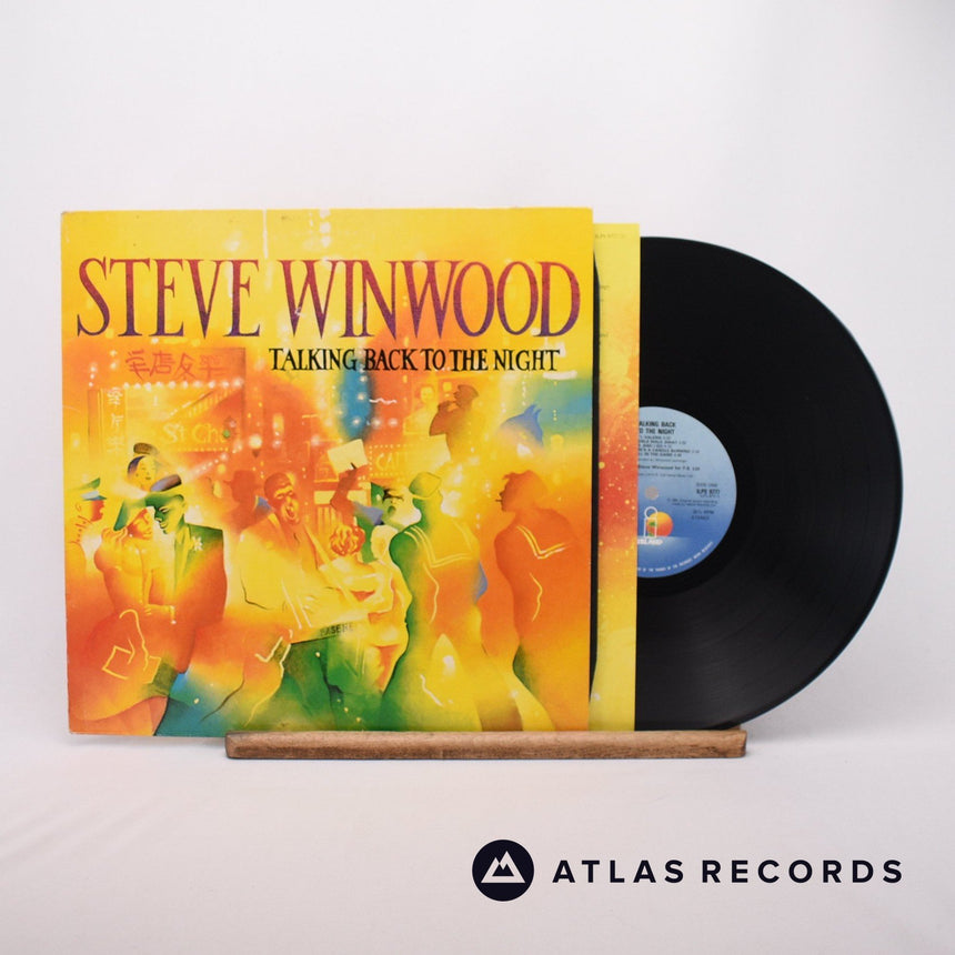 Steve Winwood Talking Back To The Night LP Vinyl Record - Front Cover & Record