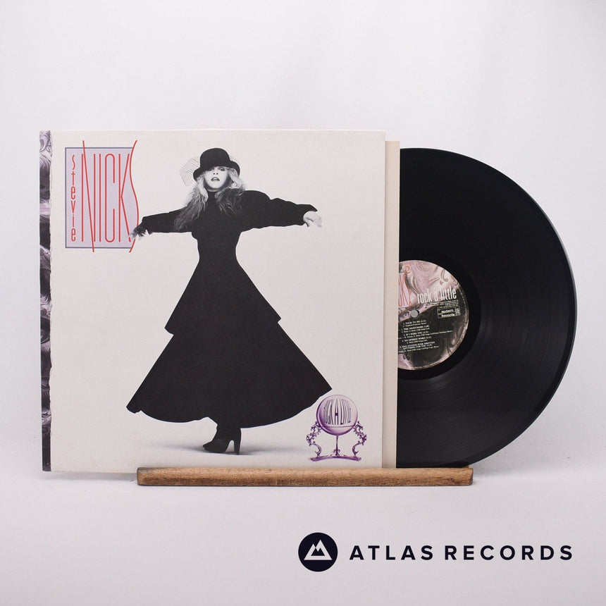 Stevie Nicks Rock A Little LP Vinyl Record - Front Cover & Record