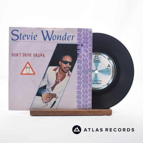 Stevie Wonder Don't Drive Drunk 7" Vinyl Record - Front Cover & Record
