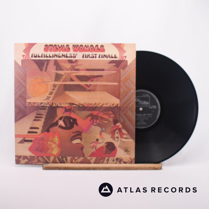 Stevie Wonder Fulfillingness' First Finale LP Vinyl Record - Front Cover & Record