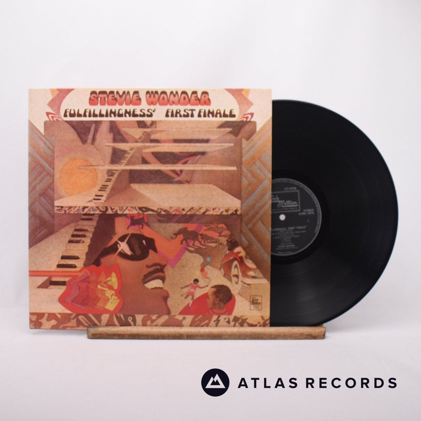 Stevie Wonder Fulfillingness' First Finale LP Vinyl Record - Front Cover & Record