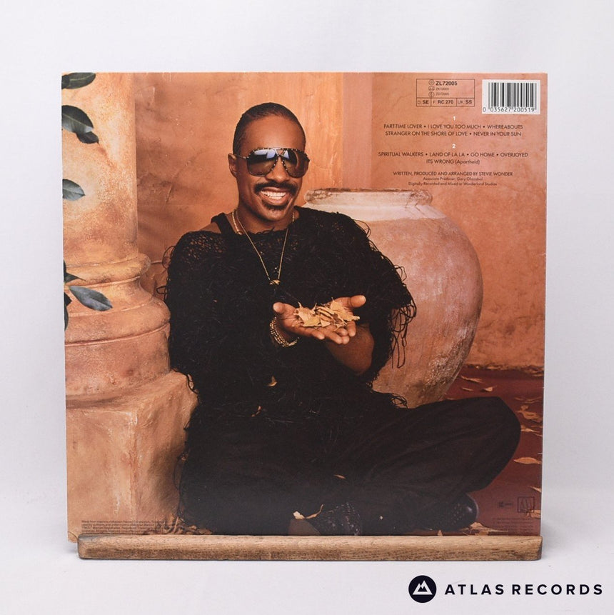 Stevie Wonder - In Square Circle - Embossed Sleeve LP Vinyl Record - EX/EX