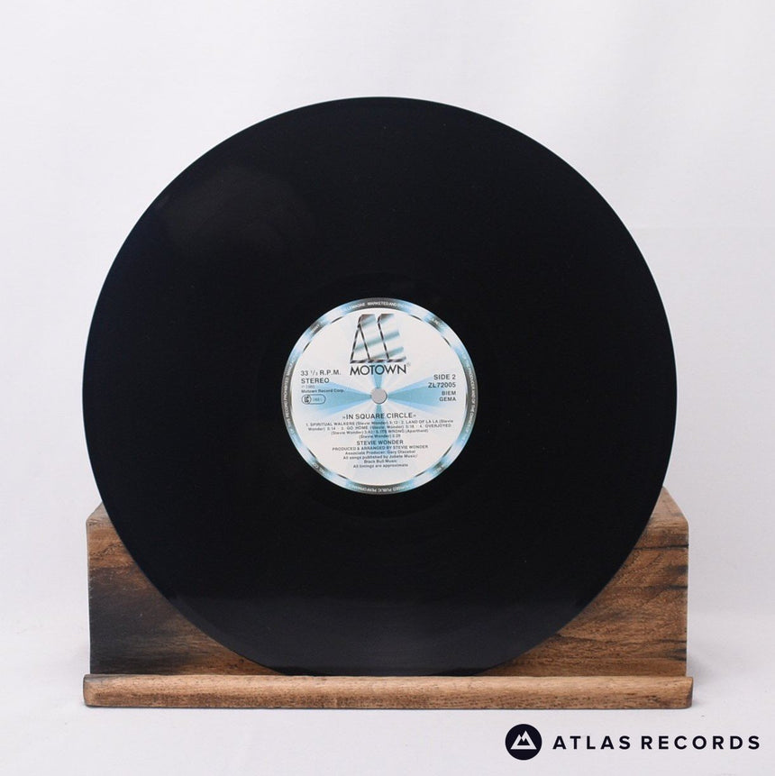 Stevie Wonder - In Square Circle - Embossed Sleeve LP Vinyl Record - EX/EX