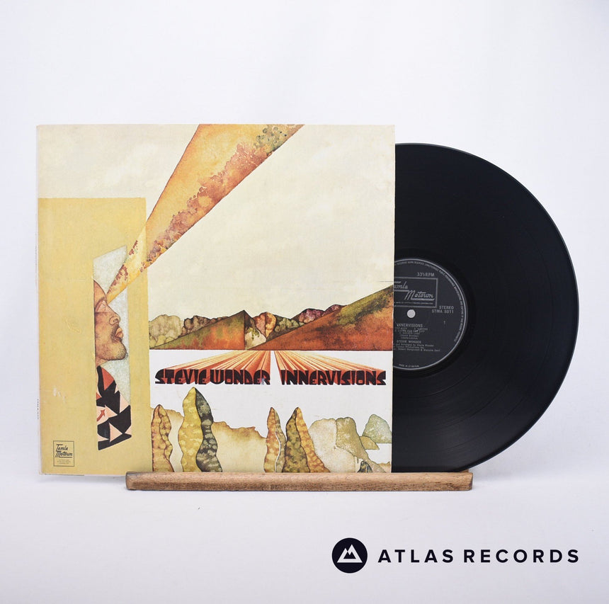 Stevie Wonder Innervisions LP Vinyl Record - Front Cover & Record
