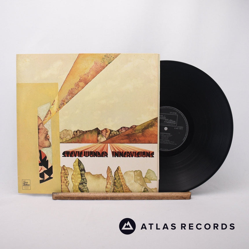 Stevie Wonder Innervisions LP Vinyl Record - Front Cover & Record