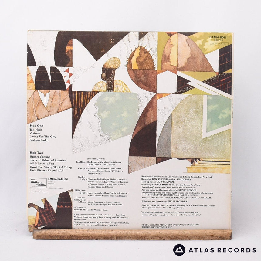 Stevie Wonder - Innervisions - Reissue Gatefold LP Vinyl Record - EX/EX