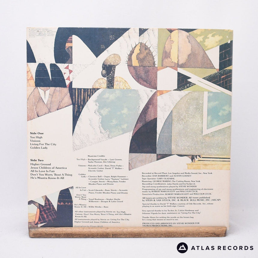 Stevie Wonder - Innervisions - Reissue Gatefold Us LP Vinyl Record - NM/EX