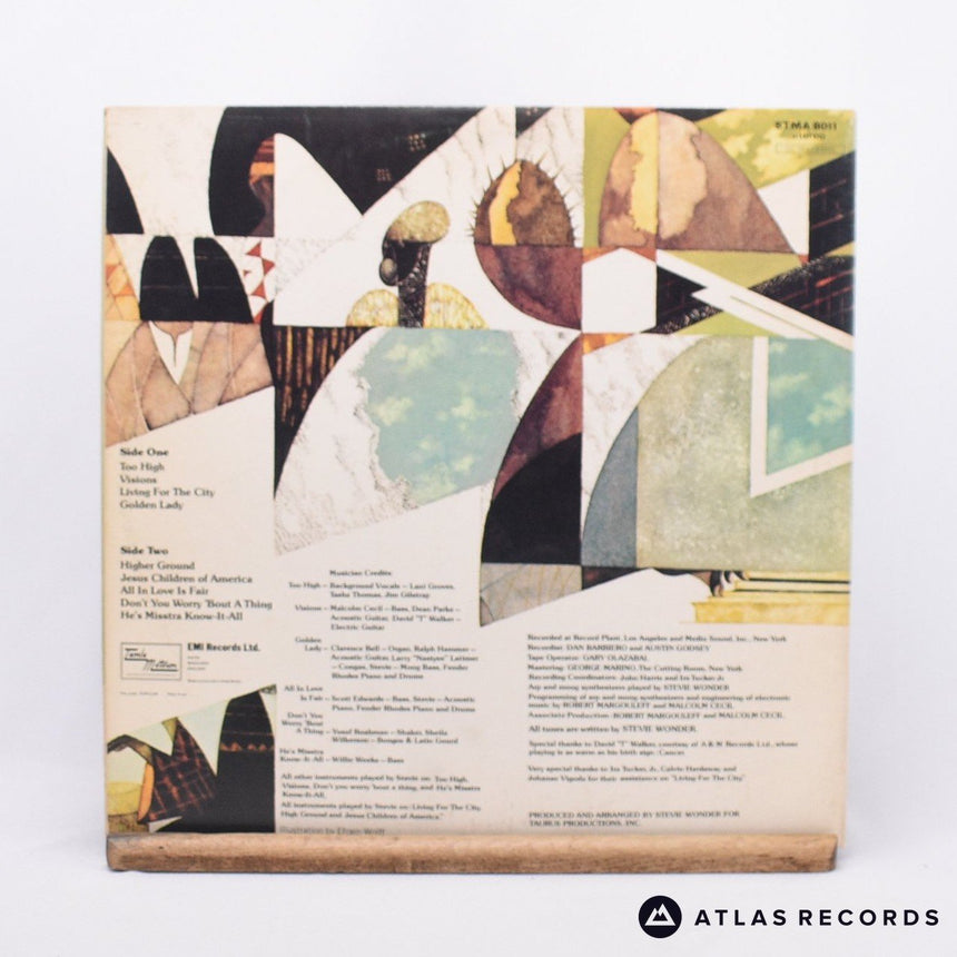 Stevie Wonder - Innervisions - A-5 B-2 LP Vinyl Record - EX/EX