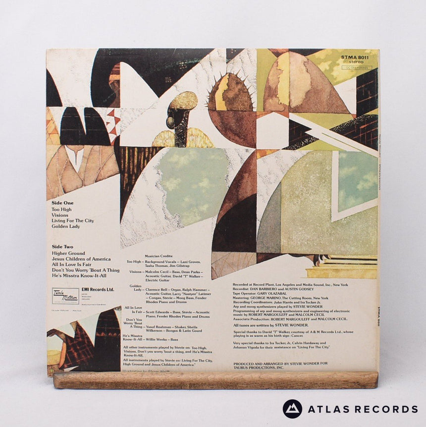Stevie Wonder - Innervisions - Reissue Gatefold LP Vinyl Record - EX/EX