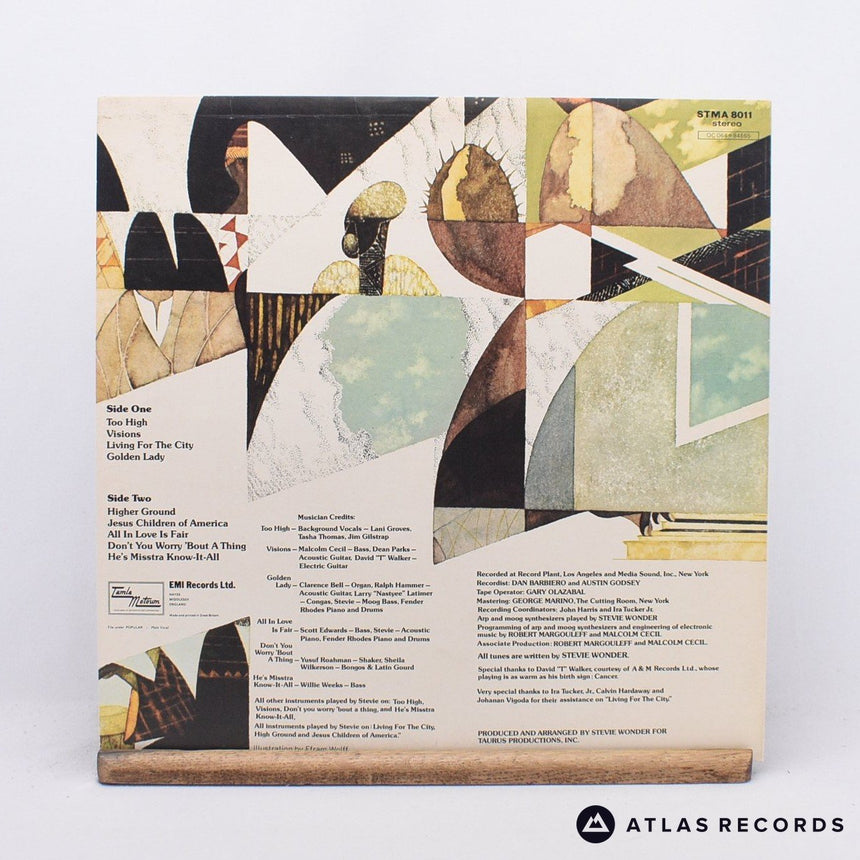 Stevie Wonder - Innervisions - Reissue Gatefold LP Vinyl Record - EX/EX