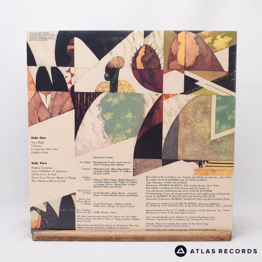 Stevie Wonder - Innervisions - 180G Reissue Gatefold Us LP Vinyl Record - EX/EX