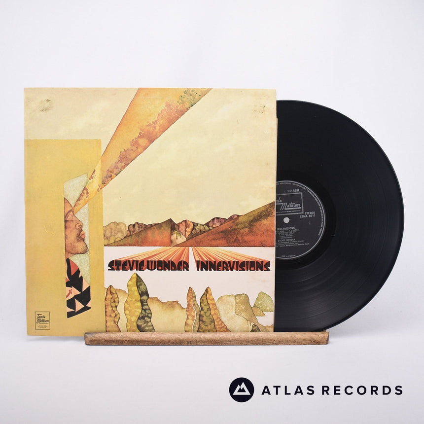 Stevie Wonder Innervisions LP Vinyl Record - Front Cover & Record