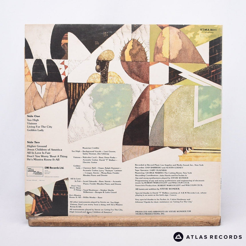 Stevie Wonder - Innervisions - Reissue Gatefold LP Vinyl Record - EX/EX