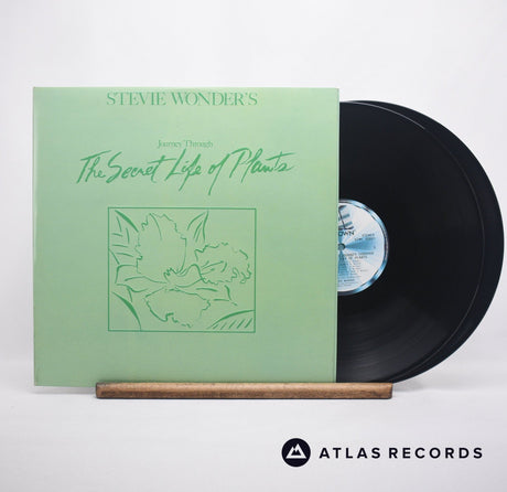 Stevie Wonder Journey Through The Secret Life Of Plants Double LP Vinyl Record - Front Cover & Record