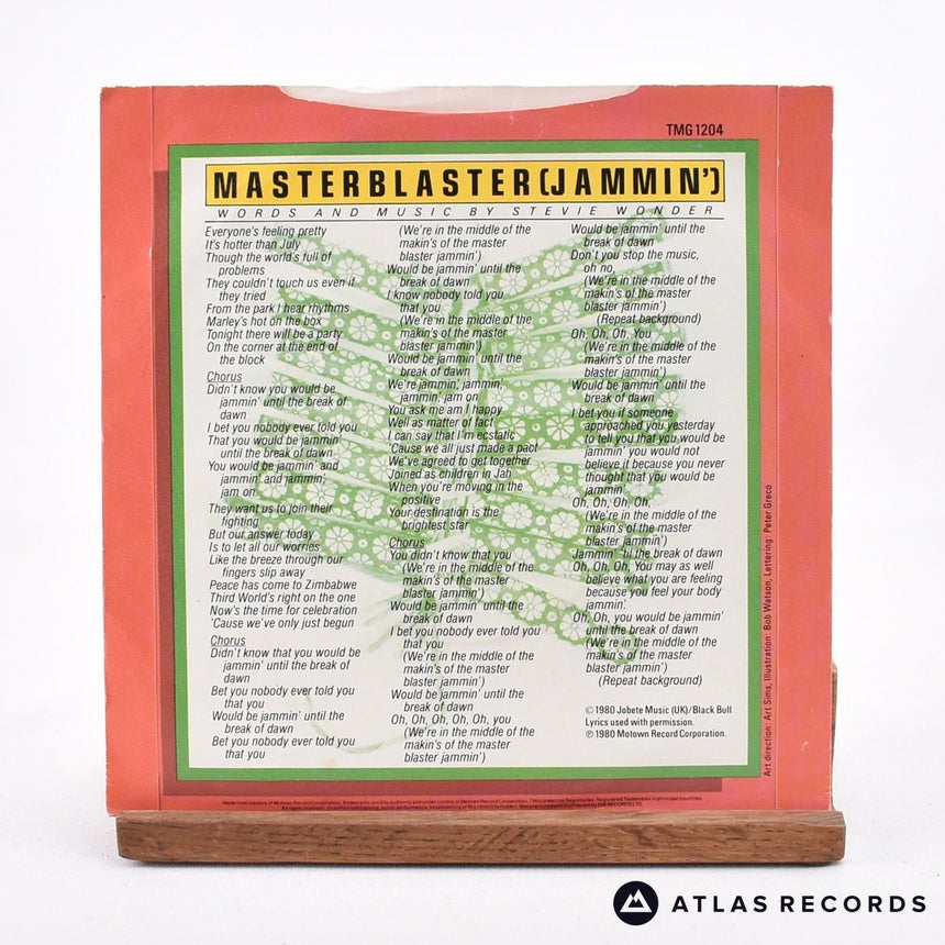 Stevie Wonder - Master Blaster - 7" Vinyl Record - EX/EX