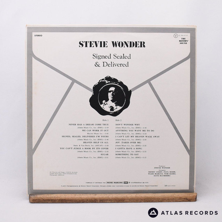 Stevie Wonder - Signed Sealed & Delivered - Reissue LP Vinyl Record - EX/EX