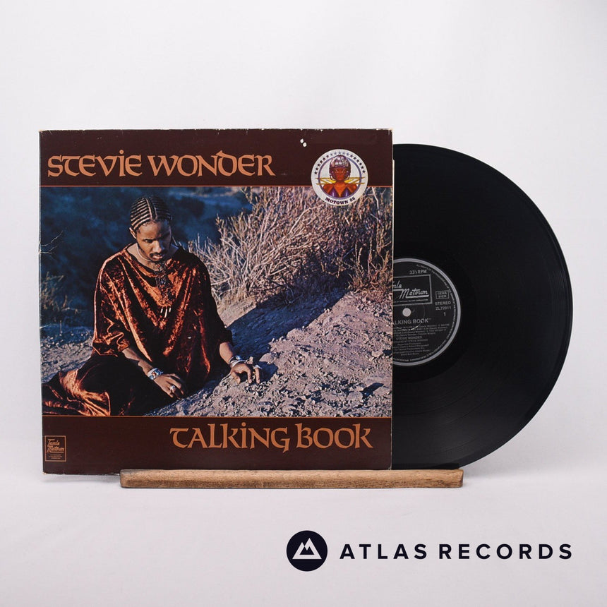 Stevie Wonder Talking Book LP Vinyl Record - Front Cover & Record