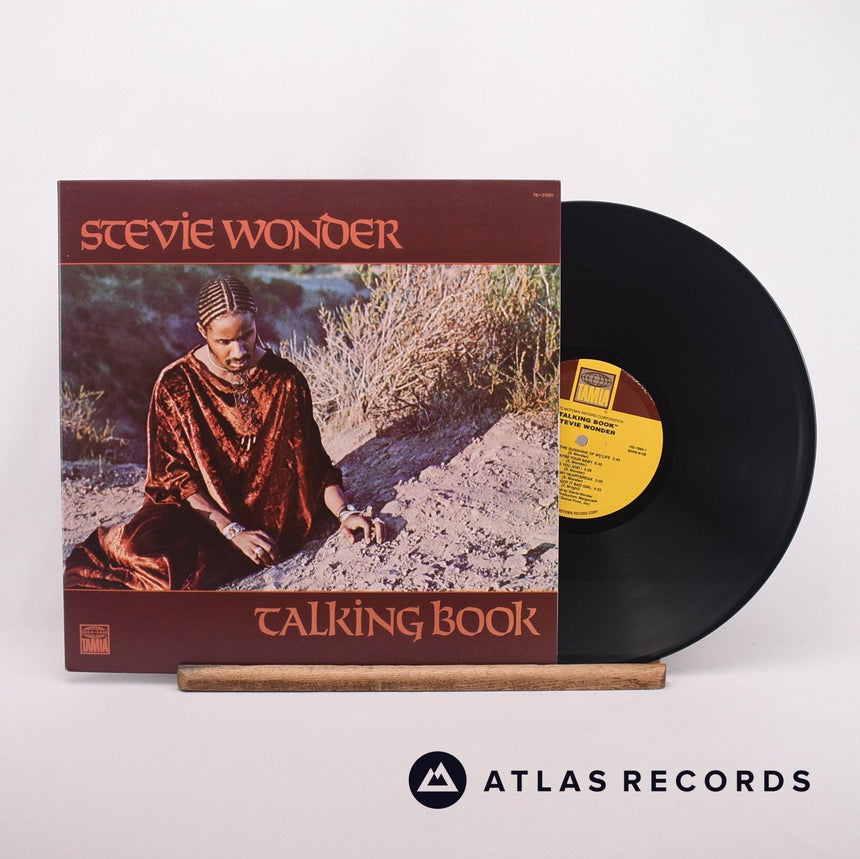 Stevie Wonder Talking Book LP Vinyl Record - Front Cover & Record