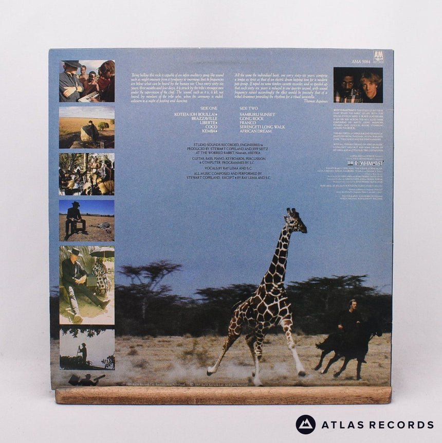 Stewart Copeland - The Rhythmatist - LP Vinyl Record - VG+/EX