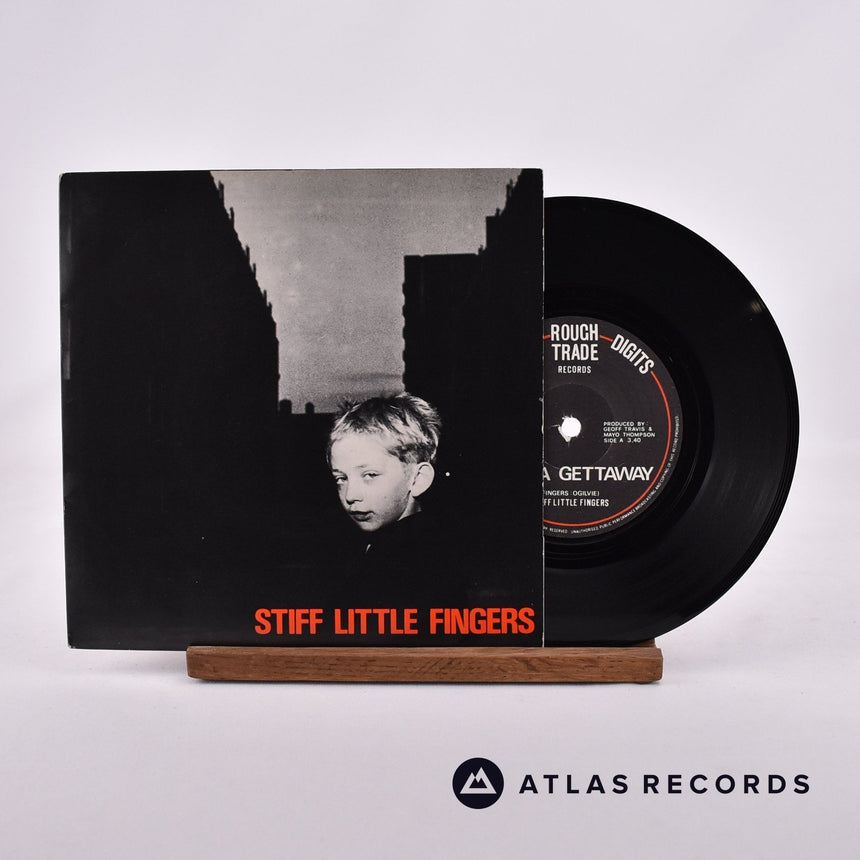 Stiff Little Fingers Gotta Gettaway 7" Vinyl Record - Front Cover & Record