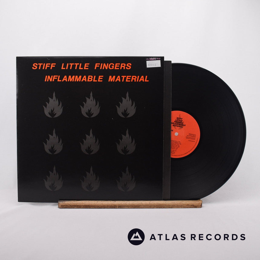 Stiff Little Fingers Inflammable Material LP Vinyl Record - Front Cover & Record