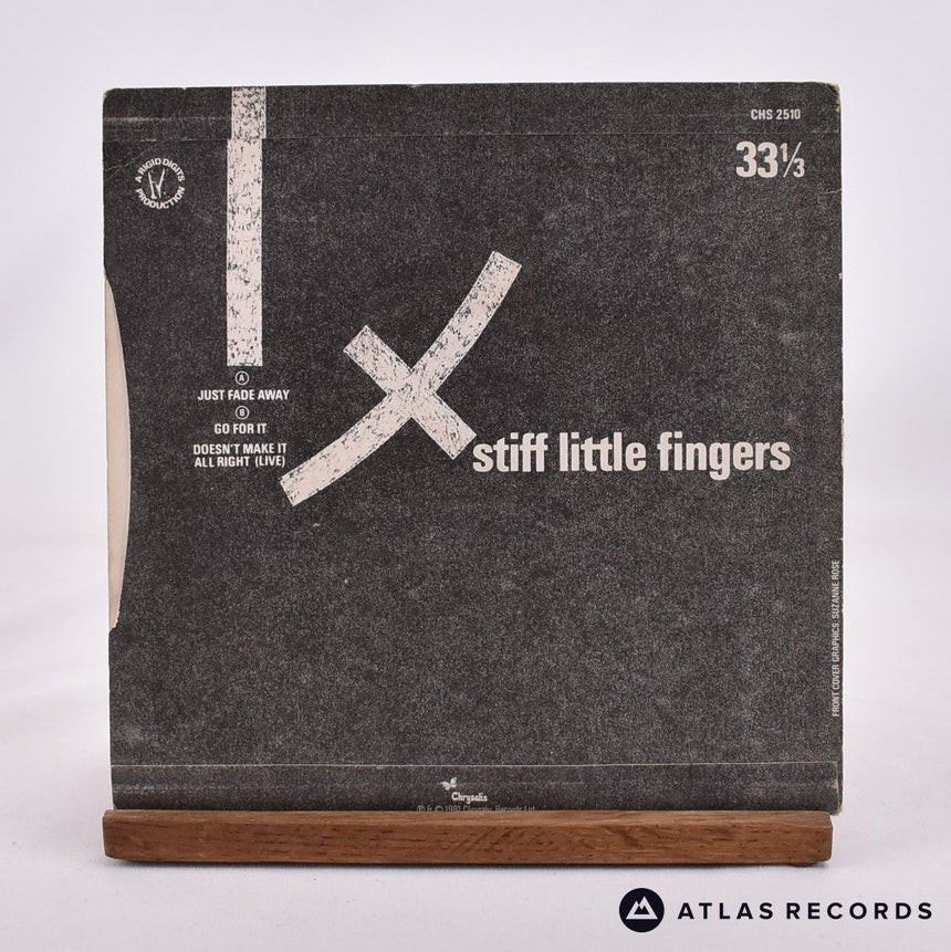Stiff Little Fingers - Just Fade Away - 7" Vinyl Record - EX/VG+